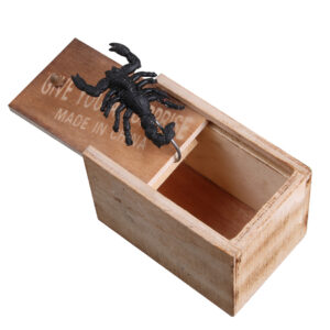Spider Wooden Scare Box